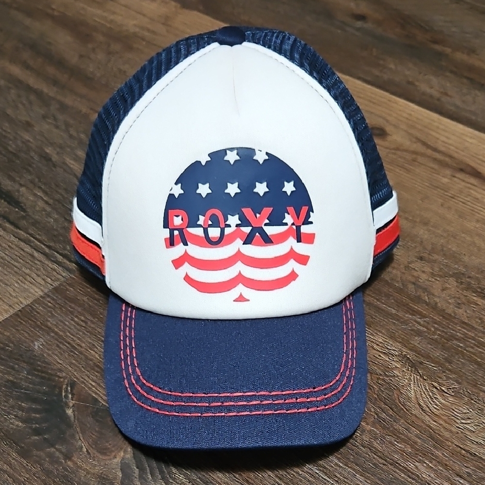 Roxy Patriotic Navy and White Cap